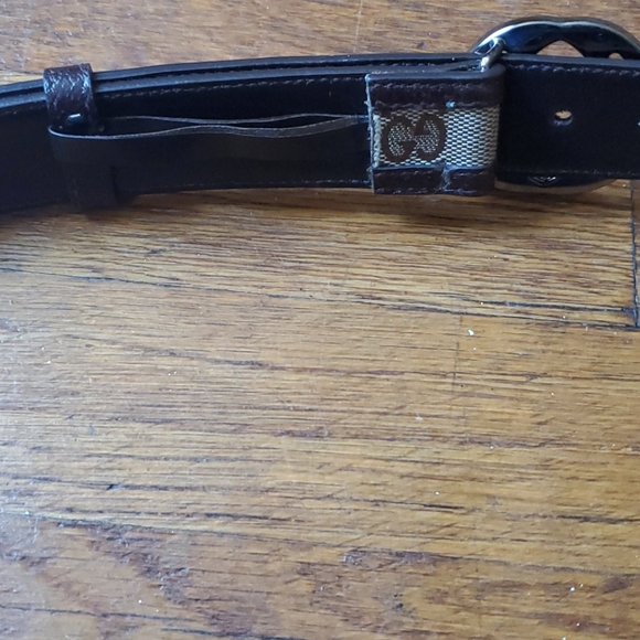 Gucci Monogram Interlocking G Belt in Dark Brown main image 9